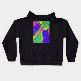 Halftone Cat V1 Kids Hoodie